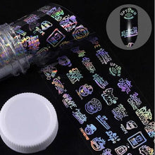 将图片加载到图库查看器,Holographic Nail Foil