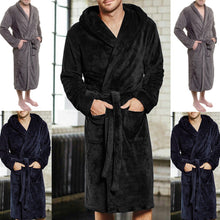 将图片加载到图库查看器,Fashion Casual Men's Bathrobes