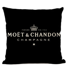 Cargar imagen en el visor de la galería, Black Linen Luxury Decorative Pillow Case