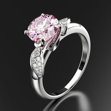 将图片加载到图库查看器,Pink Quartz Diamond Ring