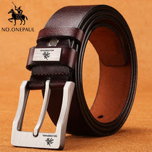 Load image into Gallery viewer, Cow genuine leather luxury male belts