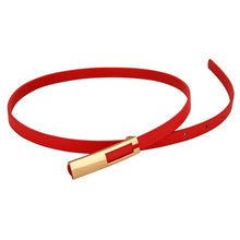 Charger l'image dans la galerie, Black Leather Belt Women Metal Heart Buckle