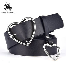 将图片加载到图库查看器,Genuine Leather New Punk style belts for women