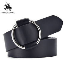 将图片加载到图库查看器,Genuine Leather New Punk style belts for women