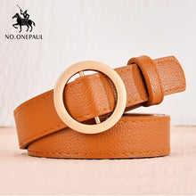 将图片加载到图库查看器,Genuine Leather New Punk style belts for women