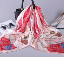 Load image into Gallery viewer, Print Hijab Scarfs Female 90*90 cm Square Shawls and Wraps Scarves For Ladies