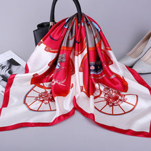 Load image into Gallery viewer, Print Hijab Scarfs Female 90*90 cm Square Shawls and Wraps Scarves For Ladies