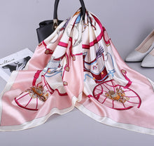 Load image into Gallery viewer, Print Hijab Scarfs Female 90*90 cm Square Shawls and Wraps Scarves For Ladies