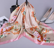 Load image into Gallery viewer, Print Hijab Scarfs Female 90*90 cm Square Shawls and Wraps Scarves For Ladies