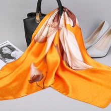 Load image into Gallery viewer, Print Hijab Scarfs Female 90*90 cm Square Shawls and Wraps Scarves For Ladies