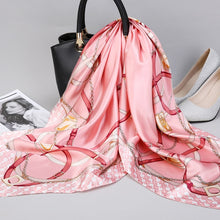 Load image into Gallery viewer, Print Hijab Scarfs Female 90*90 cm Square Shawls and Wraps Scarves For Ladies