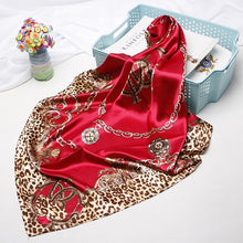 Load image into Gallery viewer, Print Hijab Scarfs Female 90*90 cm Square Shawls and Wraps Scarves For Ladies