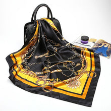 Load image into Gallery viewer, Print Hijab Scarfs Female 90*90 cm Square Shawls and Wraps Scarves For Ladies