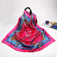 Load image into Gallery viewer, Print Hijab Scarfs Female 90*90 cm Square Shawls and Wraps Scarves For Ladies