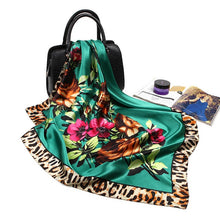 Load image into Gallery viewer, Print Hijab Scarfs Female 90*90 cm Square Shawls and Wraps Scarves For Ladies