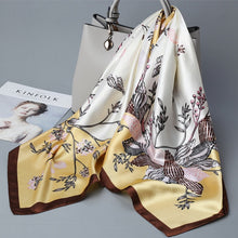 Load image into Gallery viewer, Print Hijab Scarfs Female 90*90 cm Square Shawls and Wraps Scarves For Ladies