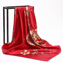 Load image into Gallery viewer, Print Hijab Scarfs Female 90*90 cm Square Shawls and Wraps Scarves For Ladies