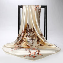 Load image into Gallery viewer, Print Hijab Scarfs Female 90*90 cm Square Shawls and Wraps Scarves For Ladies