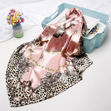 Load image into Gallery viewer, Print Hijab Scarfs Female 90*90 cm Square Shawls and Wraps Scarves For Ladies