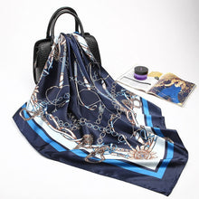 Load image into Gallery viewer, Print Hijab Scarfs Female 90*90 cm Square Shawls and Wraps Scarves For Ladies