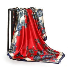 Load image into Gallery viewer, Print Hijab Scarfs Female 90*90 cm Square Shawls and Wraps Scarves For Ladies
