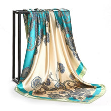 Load image into Gallery viewer, Print Hijab Scarfs Female 90*90 cm Square Shawls and Wraps Scarves For Ladies