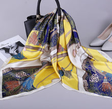 Load image into Gallery viewer, Print Hijab Scarfs Female 90*90 cm Square Shawls and Wraps Scarves For Ladies