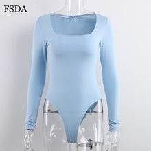 将图片加载到图库查看器,Stylish Long Sleeve Knitted Bodysuit