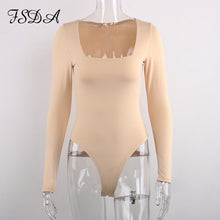 将图片加载到图库查看器,Stylish Long Sleeve Knitted Bodysuit