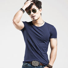 Load image into Gallery viewer, Fitness T-shirts Men's V neck
