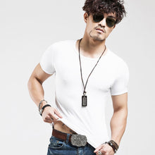 Load image into Gallery viewer, Fitness T-shirts Men's V neck