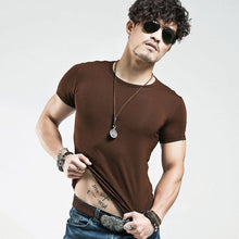 Load image into Gallery viewer, Fitness T-shirts Men's V neck