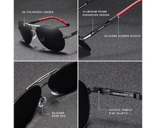 Load image into Gallery viewer, Vintage Aluminum Polarized Sunglasses Classic