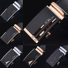 Kép betöltése a galériamegjelenítőbe: Genuine Luxury Leather Belts for Men