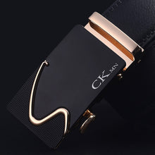 Kép betöltése a galériamegjelenítőbe: Genuine Luxury Leather Belts for Men