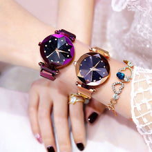 Kép betöltése a galériamegjelenítőbe: Luxury Starry Sky Stainless Steel Bracelet Watches