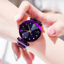 Kép betöltése a galériamegjelenítőbe: Luxury Starry Sky Stainless Steel Bracelet Watches