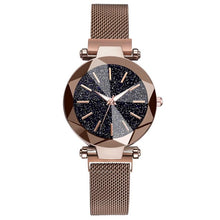 Kép betöltése a galériamegjelenítőbe: Luxury Starry Sky Stainless Steel Bracelet Watches