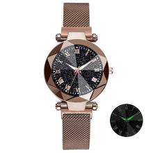 Kép betöltése a galériamegjelenítőbe: Luxury Starry Sky Stainless Steel Bracelet Watches