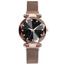 Kép betöltése a galériamegjelenítőbe: Luxury Starry Sky Stainless Steel Bracelet Watches