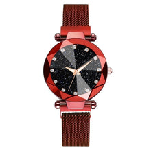 Kép betöltése a galériamegjelenítőbe: Luxury Starry Sky Stainless Steel Bracelet Watches