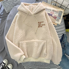 将图片加载到图库查看器,Fleece Flannel Pullover Female Sweatshirt