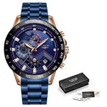 Load image into Gallery viewer, New Fashion Mens Watches with Stainless Steel
