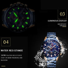 Load image into Gallery viewer, New Fashion Mens Watches with Stainless Steel