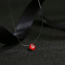 将图片加载到图库查看器,Crystal Necklace Zircon Pendant