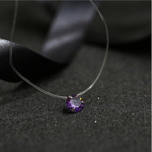 将图片加载到图库查看器,Crystal Necklace Zircon Pendant