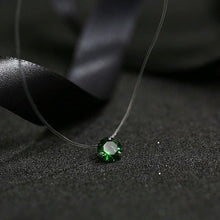 将图片加载到图库查看器,Crystal Necklace Zircon Pendant