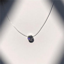 将图片加载到图库查看器,Crystal Necklace Zircon Pendant