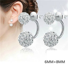 将图片加载到图库查看器,Luxury Zirconia female popular stud earrings