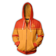 将图片加载到图库查看器,Last Air bender Hoodie 3D Printed Zip Up